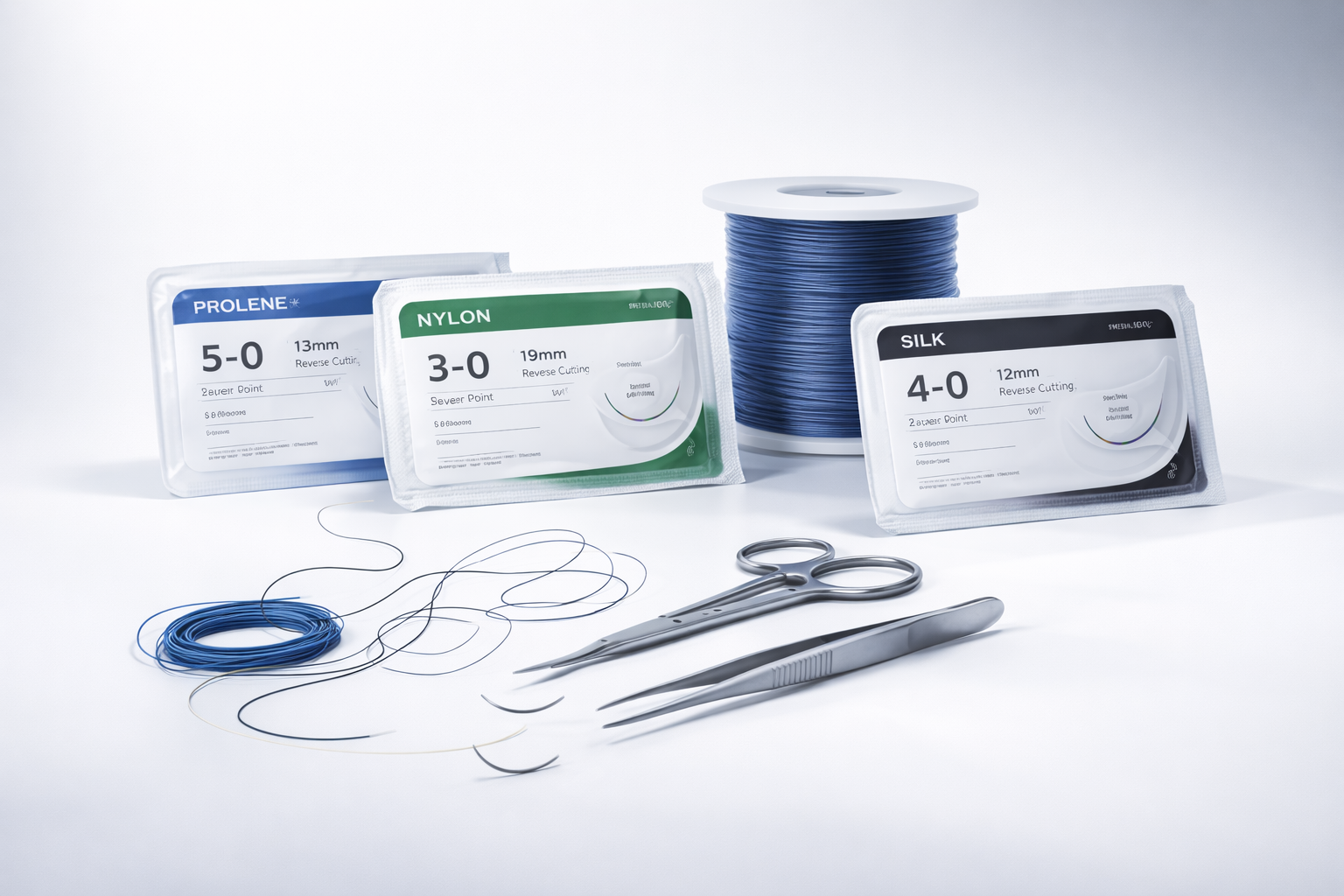 Non-Absorbable Veterinary Surgical Sutures